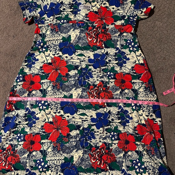 Key West Hand Print vintage size Large knit dress. Fits like XL. EUC Perfect - Picture 8 of 10